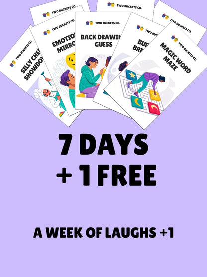 7 Days of Giggles - plus 1 card FREE