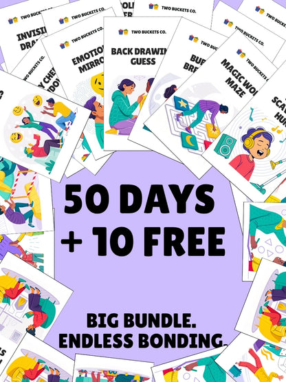 50 Days of Giggles - plus 10 cards FREE